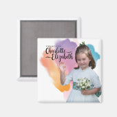 Aimant Princess Charlotte Elizabeth 6e Anniversaire Magne (Recto/Verso)