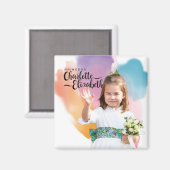 Aimant Princess Charlotte Elizabeth 6e Anniversaire Magne (Recto/Verso)