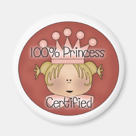Aimant Princesse à 100 % (Devant)