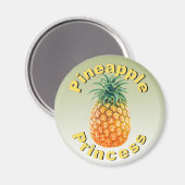 Aimant Princesse à l'ananas (Recto/Verso)