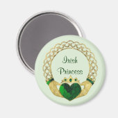 Aimant Princesse Claddagh (Recto/Verso)