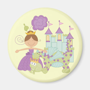 Aimant Princesse de brune