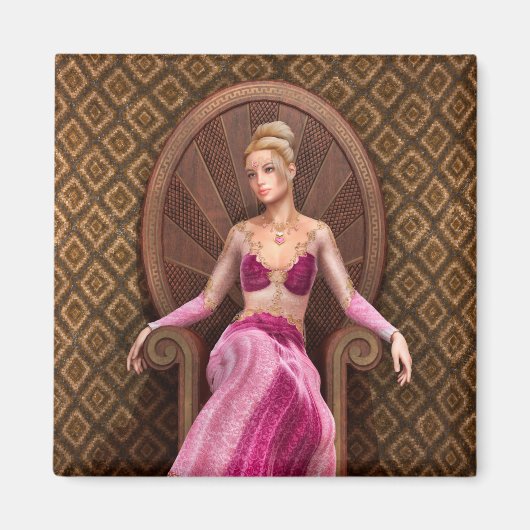 Aimant Princesse de conte de fées (Devant)
