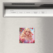 Aimant Princesse de printemps (In Situ (Lave-vaisselle))