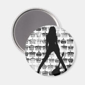 AIMANT PRINCESSE DE ROCK (Recto/Verso)