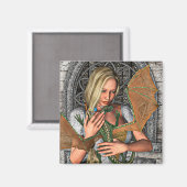 Aimant Princesse et Dragon (Recto/Verso)