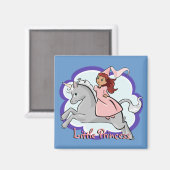 Aimant Princesse et licorne (Recto/Verso)