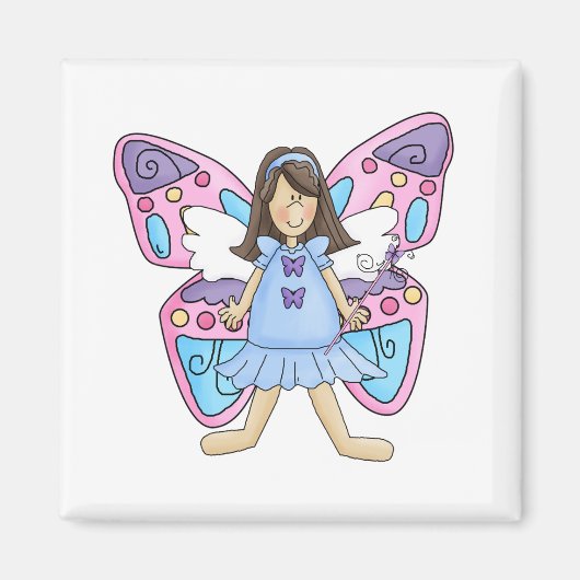 Aimant Princesse Fée Papillon (Devant)