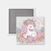 Aimant Princesse Fleur (Recto/Verso)