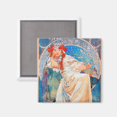 Aimant Princesse Hyacinth, Mucha (Recto/Verso)
