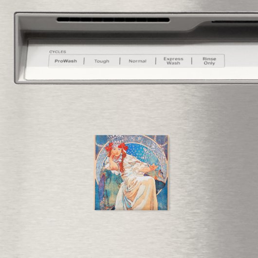 Aimant Princesse Hyacinth, Mucha (In Situ (Lave-vaisselle))