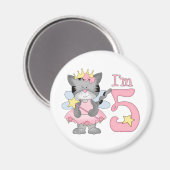 Aimant Princesse Kitty 5e anniversaire (Recto/Verso)