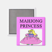 Aimant princesse MAHJONG (Recto/Verso)