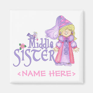 Aimant Princesse Middle Sister