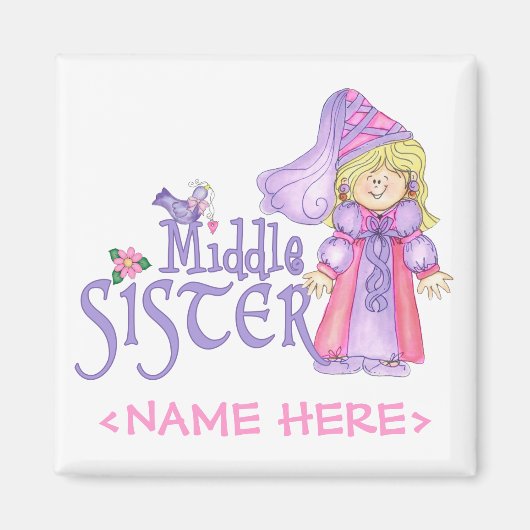 Aimant Princesse Middle Sister (Devant)