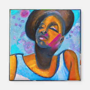 Aimant Princesse nubienne femme noire puissante