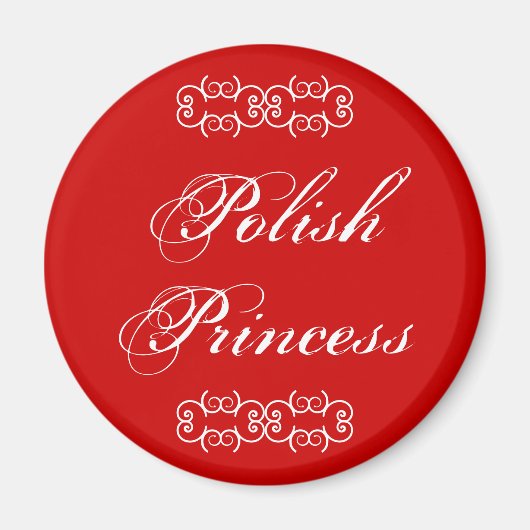 Aimant Princesse polonaise (Devant)