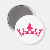Aimant Princesse Rose Tiara (Recto/Verso)