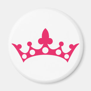 Aimant Princesse Rose Tiara