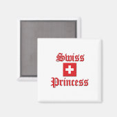 Aimant Princesse suisse (Recto/Verso)