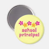 Aimant Principal de l'école à fleurs (Recto/Verso)