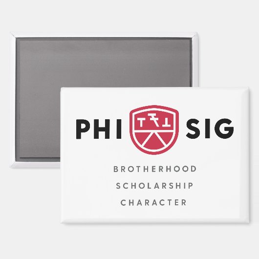 Aimant Principes Phi Sigma Kappa (Recto/Verso)