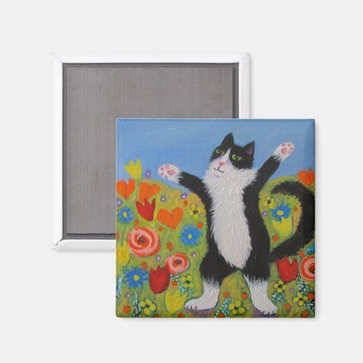 Aimant Printemps de bienvenue (Recto/Verso)