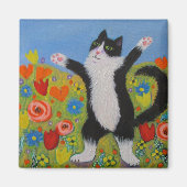 Aimant Printemps de bienvenue (Devant)