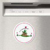 Aimant Printemps de la Fête de la marmotte (In Situ (Lave-vaisselle))