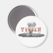 Aimant Printemps de Téhéran Iran (Recto/Verso)