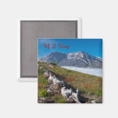 Aimant Printemps du Mont St. Helens (Recto/Verso)