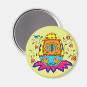 Aimant Printemps Pysanka (Recto/Verso)