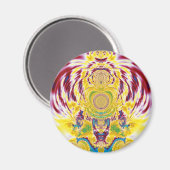 Aimant Printemps rouge (Recto/Verso)