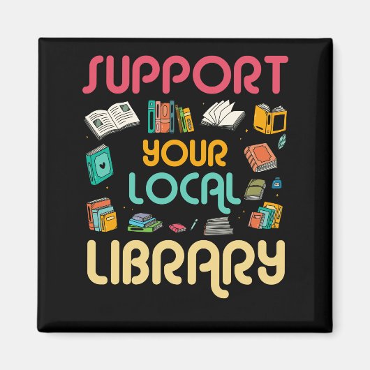 Aimant Prise en charge de vos lecteurs de livres de bibli (Devant)