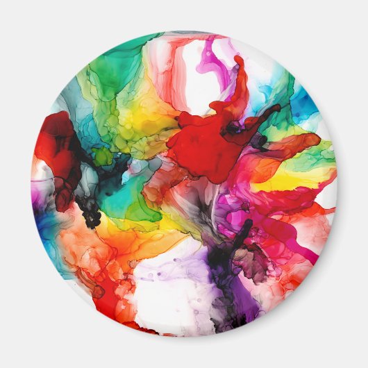 Aimant Prisme de bijoux - Aquarelle (Devant)