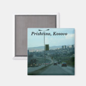 Aimant Pristina, Kosovo (Recto/Verso)