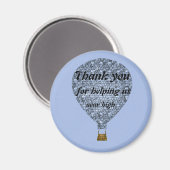 Aimant Prix d'appréciation des employés Mercis (Recto/Verso)