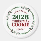 Aimant Prix du gagnant du concours annuel de vacances mod (Devant)