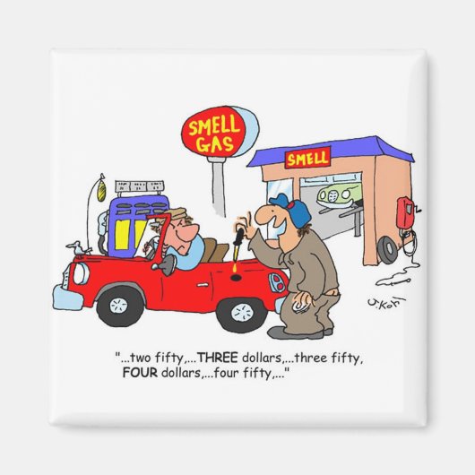 Aimant Prix du gaz (Devant)