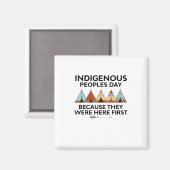 Aimant Prix Indigenous Peoples Day They Were Here First N (Recto/Verso)
