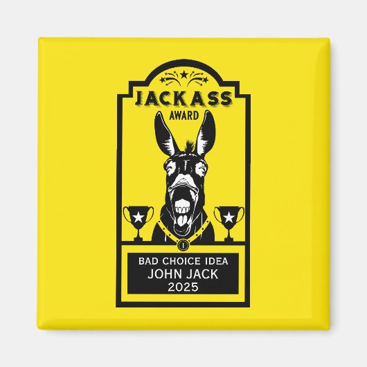 Aimant Prix Jackass (Devant)