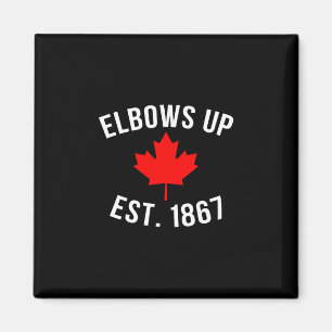 Aimant Pro Canada les coudes levés Établis en 1867 