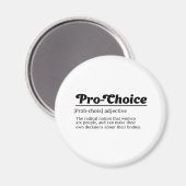 Aimant Pro-choix, Droits des femmes en matière de reprodu (Recto/Verso)