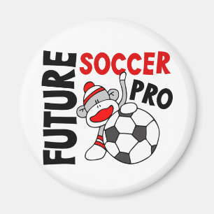 Aimant Pro singe de chaussette du futur football