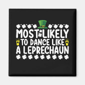 Aimant Probablement De Danse Comme Un St patrick Leprecha (Devant)