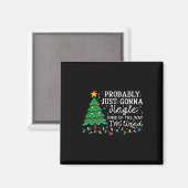 Aimant Probablement juste en faisant tinter un peu Noël C (Recto/Verso)