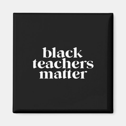 Aimant Problème des enseignants noirs Mois de l'histoire (Devant)