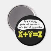 Aimant Problème : Mathématiques amusantes (Recto/Verso)