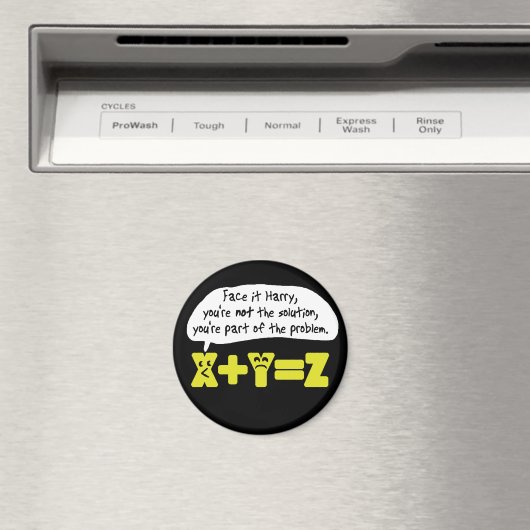 Aimant Problème : Mathématiques amusantes (In Situ (Lave-vaisselle))