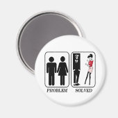 Aimant Problème résolu ska (Recto/Verso)